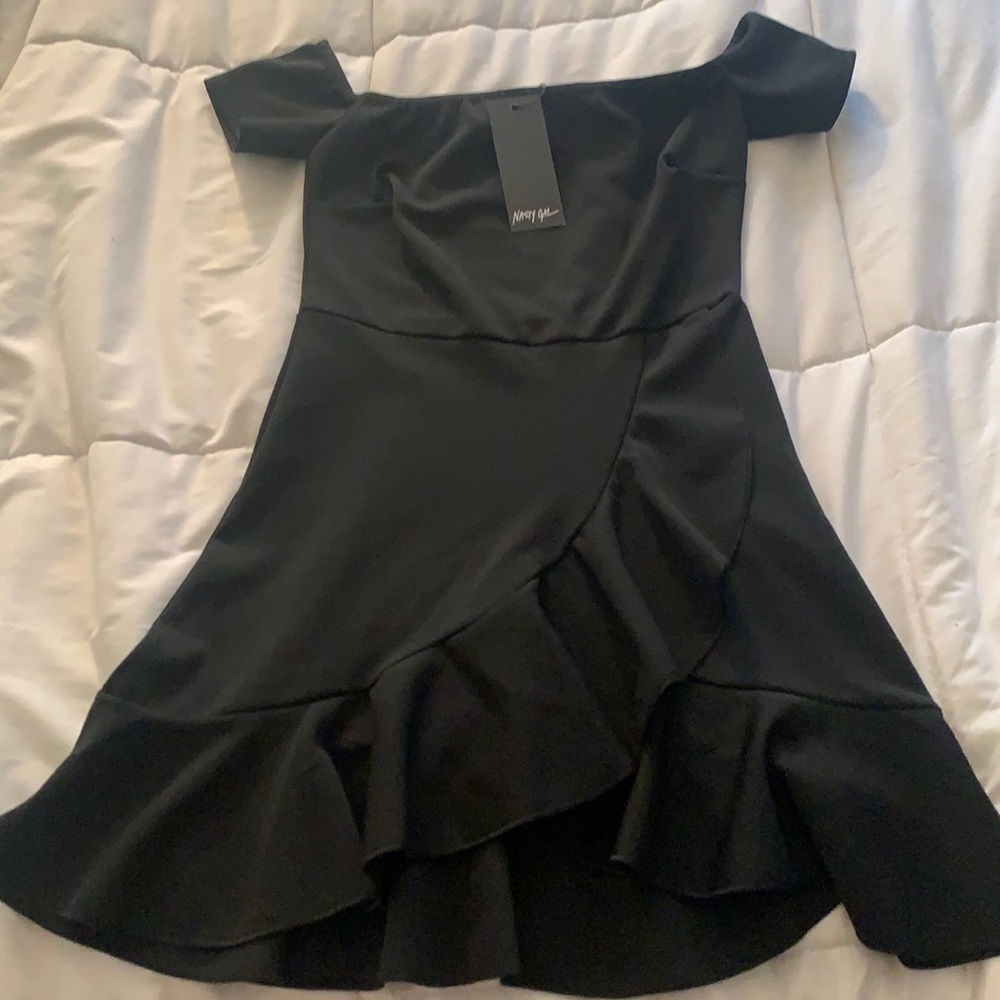Nasty gal black mini dress